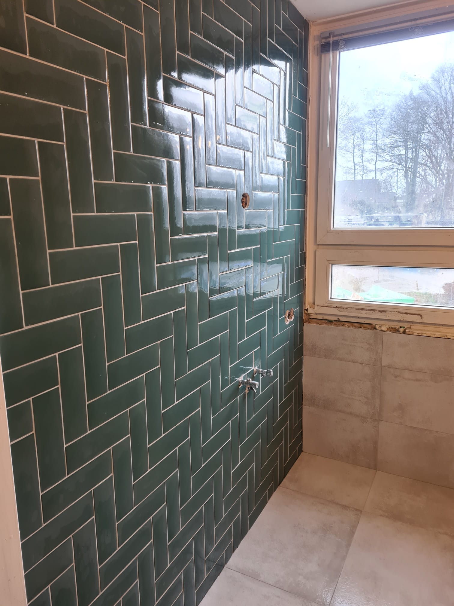 Stijlvolle badkamer met tegels